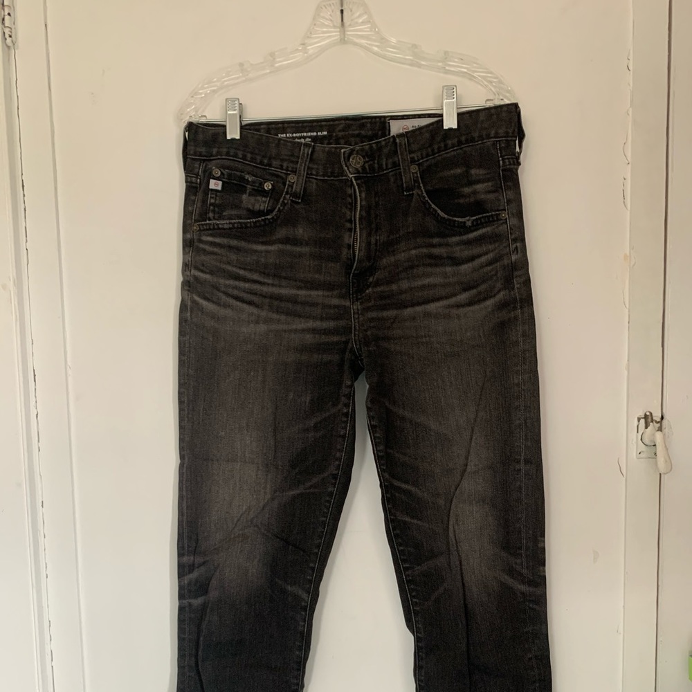 AG Ex-Boyfriend Slim Jeans - Black